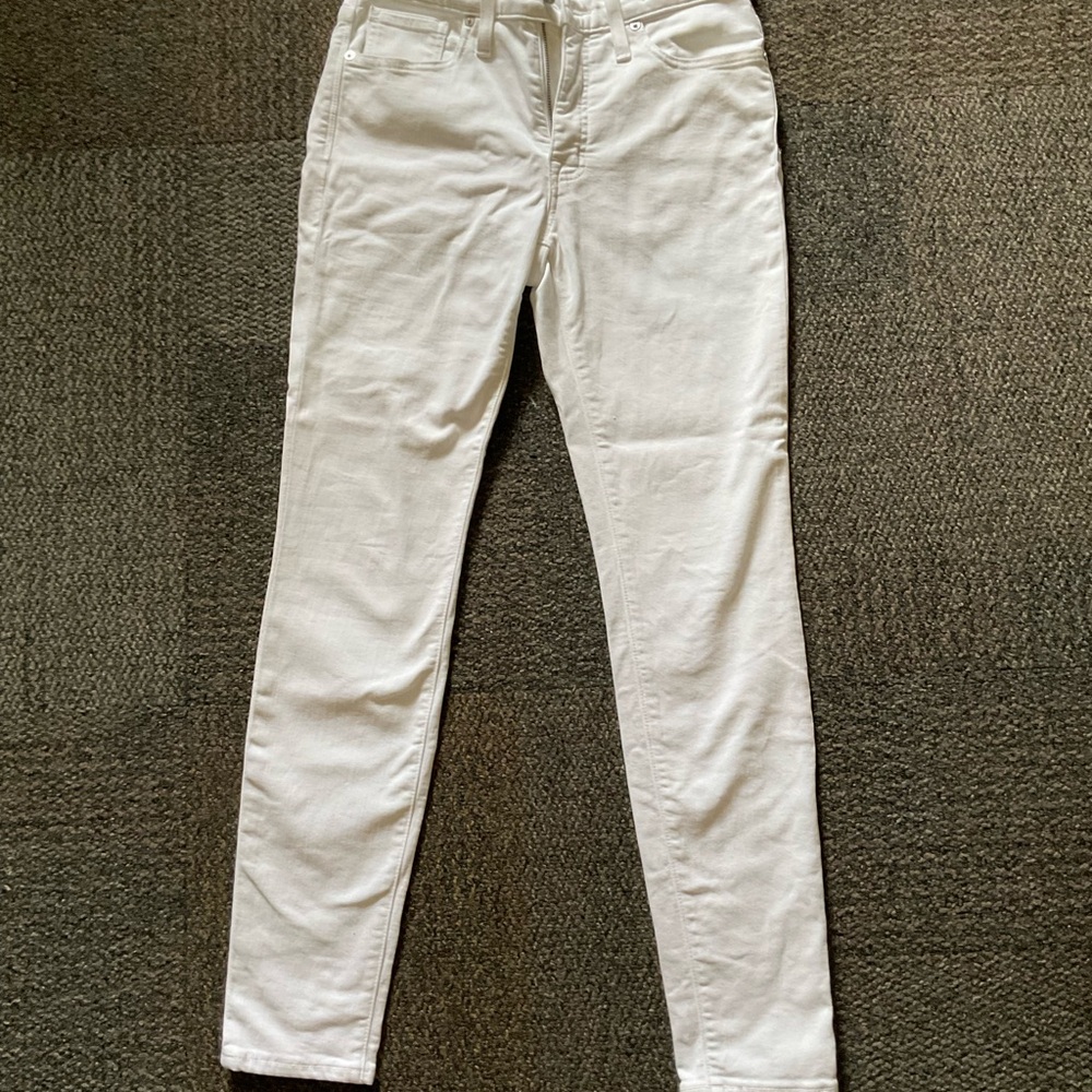 Madewell Women's White Skinny Jeans
